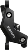 SRAM DB6 Disc Brake and Lever - Right Front or Rear 2000mm Hose Post Mount 4-Piston Aluminum Lever Diffusion Black A1
