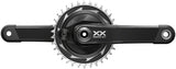 SRAM XXSL T-Type Eagle Transmission Powermeter AXS Groupset (RD w/Battery/USB-C Charger, EC POD Ult, PM Spider XXSL Q174 CL55 DUB MTB Wide 165 w/DM 34t CR, CN 126l, CS XS-1299 10-52t)
