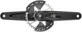 SRAM Eagle 90 T-Type Wide Crankset - 165mm 12-Speed 32t Chainring Direct Mount 2-Guards DUB Spindle Interface Black/Silver