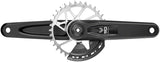 SRAM Eagle 90 T-Type Wide Crankset - 165mm 12-Speed 32t Chainring Direct Mount 2-Guards DUB Spindle Interface Black/Silver