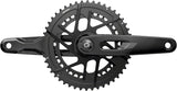 SRAM Rival AXS Power Meter Crankset - 165mm 12-Speed 46/33t 8-Bolt Direct Mount DUB PM Spindle Black E1