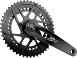 SRAM Rival AXS Power Meter Crankset - 165mm 12-Speed 46/33t 8-Bolt Direct Mount DUB PM Spindle Black E1