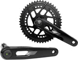 SRAM Rival AXS Power Meter Crankset - 165mm 12-Speed 46/33t 8-Bolt Direct Mount DUB PM Spindle Black E1