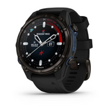 Garmin Descent Mk3i 43 mm  Carbon Gray DLC Titanium with Black Silicone Band