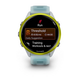 Garmin Forerunner 570 - 47mm  Amp Yellow Aluminum with Translucent Whitestone Turquoise Band