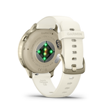 Garmin Venu 4 – 41 mm Lunar Gold with Bone Silicone Band