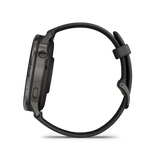 Garmin Venu 4 – 45 mm Slate with Black Silicone Band