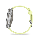 Garmin Venu 4 – 45 mm Silver with Citron Silicone band
