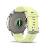 Garmin Venu 4 – 45 mm Silver with Citron Silicone band