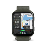 Garmin Venu X1 Moss with Titanium Caseback and Moss ComfortFit Nylon Band