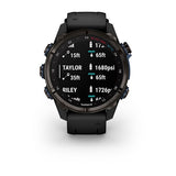 Garmin Descent Mk3i, 43 mm, Carbon Gray DLC Titanium with Black Silicone Band