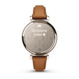 Garmin Lily 2 Classic, Cream Gold with Tan Leather Band
