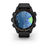 Garmin Descent Mk3i, 43 mm, Carbon Gray DLC Titanium with Black Silicone Band