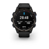 Garmin Descent Mk3i, 43 mm, Carbon Gray DLC Titanium with Black Silicone Band