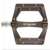 Eclypse, Airline, Platform Pedals, Body: Alloy, Spindle: Cr-Mo, 9/16'', Black, Pair