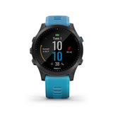 Garmin, Forerunner 945 Bundle, Watch, Watch Color: Black, Wristband: Blue - Silicone, 010-02063-10