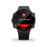 Garmin, Forerunner 45 Small, Watch, Watch Color: Black, Wristband: Black - Silicone, 010-02156-02