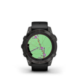 Garmin Fenix 7 Pro Sapphire Solar, Carbon Gray DLC Titanium w/Black Band