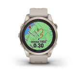 Garmin Fenix 7S Pro Sapphire Solar, Soft Gold w/Light Sand Band