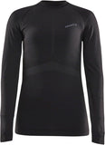 Craft Active Intensity Long Sleeve Crew Neck Top - Black/Asphalt Women's X-