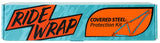 RideWrap Covered Steel MTB Frame Protection Kit Gloss