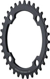 Dimension 36t x 104mm Middle Chainring Silver