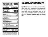 Honey Stinger Gluten Free Organic Waffle Vanilla and Chocolate Box of 16