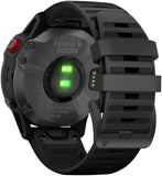 Garmin Fenix 6 Pro Solar GPS Watch Slate GRAY with Black band