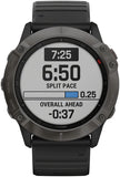 Garmin Fenix 6X Sapphire GPS Watch Carbon GRAY/Black