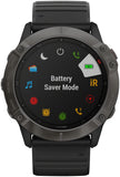 Garmin Fenix 6X Sapphire GPS Watch Carbon GRAY/Black