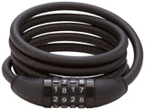 Planet Bike Quick Stop Cable Lock Cable Lock - Resettable Combo With Bracket