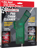 Finish Line Pro Chain Cleaner with 2oz DRY Chain Lubricant and 4oz EcoTech