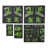 FOX Heritage Decal Kit for Forks and Shocks Green