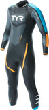 TYR Hurricane Cat 2 Wetsuit - Black/Blue/Orange Men's Medium