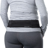 Nathan Adjustable Fit Zipster Running Belt - Black One Size