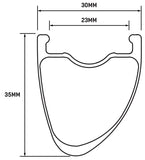 WHISKY No.9 GVL Front Wheel 700 12 x 100mm CenterLock Carbon