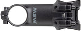 MSW 17 Stem 80mm 31.8 17 deg 11/8 Black