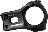 Spank Split 35 Stem 35mm 35 Clamp +/0 1 1/8 Aluminum Black