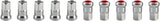 Campagnolo/Fulcrum 6.0mm Spoke Nipples Nyloc
